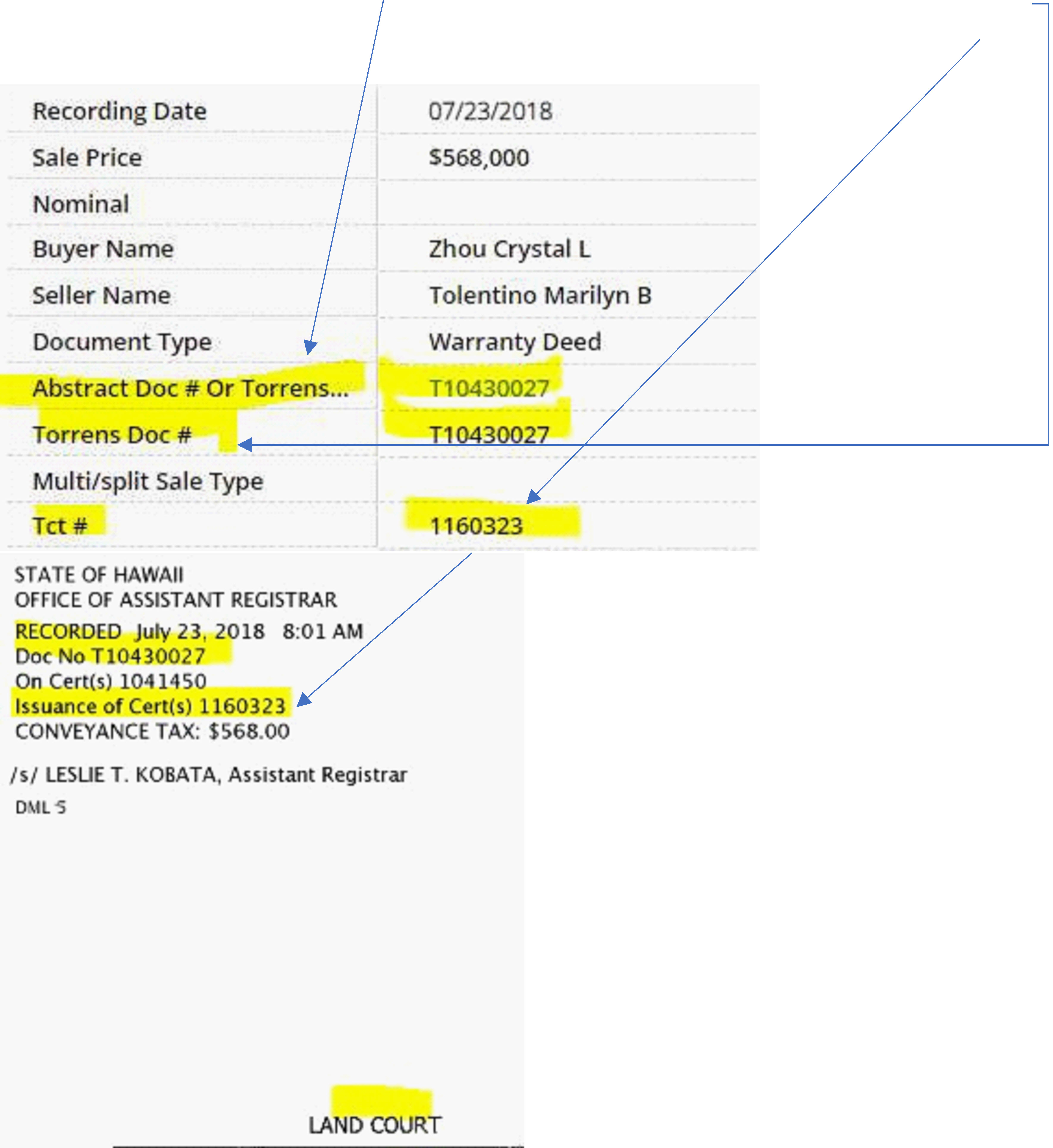 Regular System (Abstract) vs. Land Court System (Torrens) HiCentral